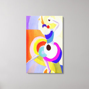 Toile Sonia Delaunay - DANSEUSE FLAMENCO