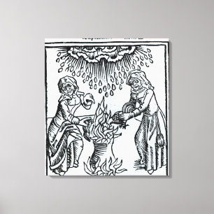 Toile Sorcières faisant un charme, 1489