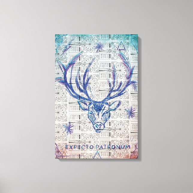 Toile Sort Harry Potter | EXPECTO PATRONUM™Cerf Esquisse (Recto)