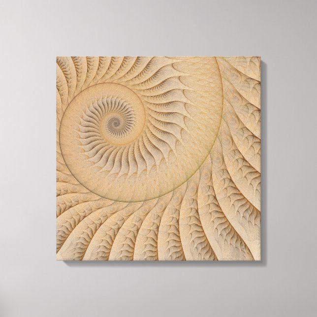 Toile Soudure Tan Abstraite spirale (Recto)