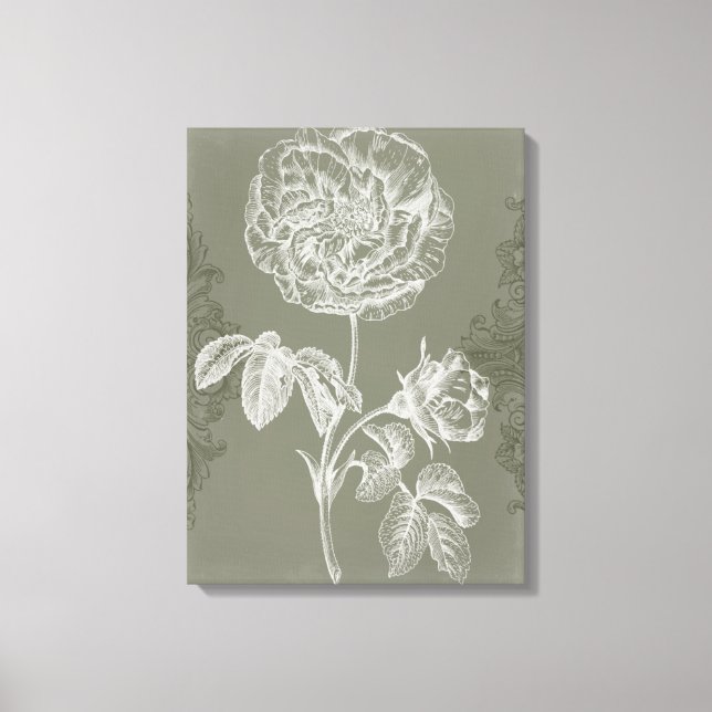 Toile Soulagement floral I (Recto)
