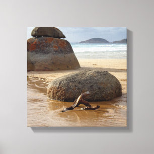 Toile Soulders Stylés Zen sur la plage