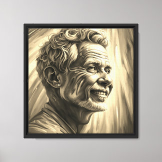 Toile Sourire profond