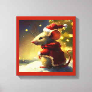 Toile Souris de Noël 4