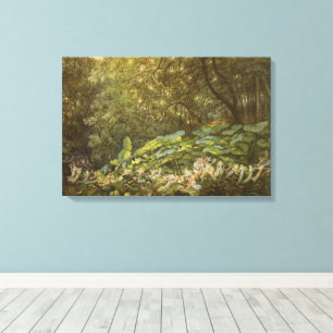Toile Sous les feuilles de patience par Richard Doyle, A