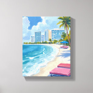 Toile South Beach Miami Floride