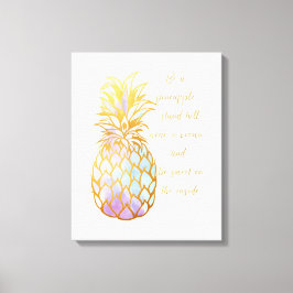 Toile Soyez un ananas