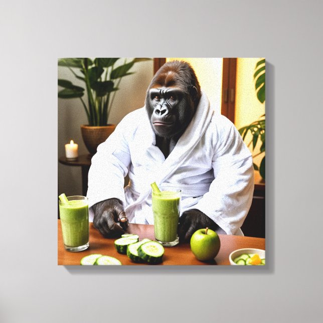 Toile Spa Day Gorilla (Recto)