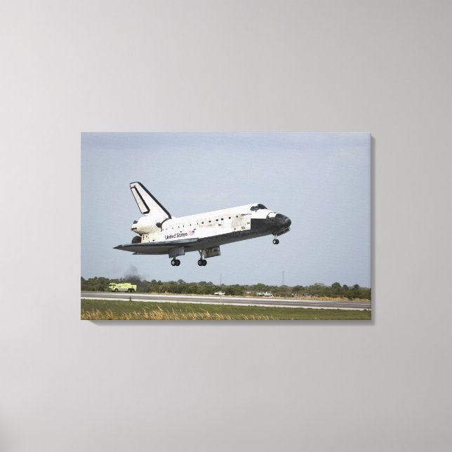 Toile Space Shuttle Discovery approche l'atterrissage 3 (Recto)