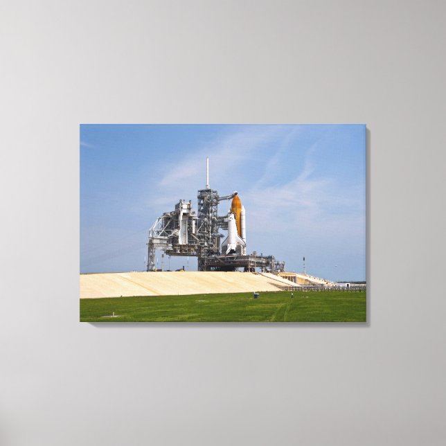 Toile Space Shuttle Endeavor sur le lancement pad 4 (Recto)