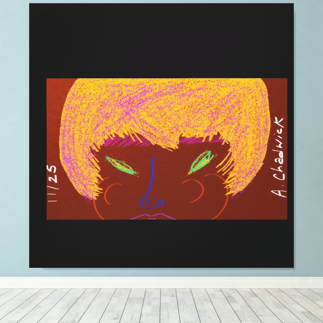 Toile Sparkling Beauty Queen (Insitu (Plancher de Bois))