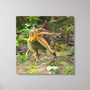 Toile Spinosaure dinosaure