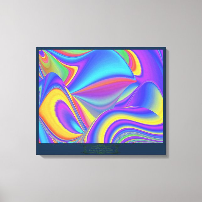 Toile Spirit of Summer Breeze Abstrait 3D Rainbowart (Recto)