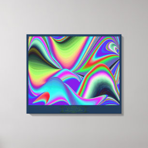 Toile Spirit of Summer Breeze Abstrait 3D Rainbowart