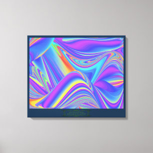 Toile Spirit of Summer Breeze Abstrait 3D Rainbowart