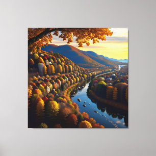 Toile Splendor Automne Vue Paysage 3