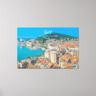 Toile Split, Croatie - Ville côtière