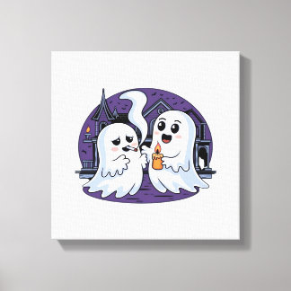 Toile Spooky Buddies A Halloween Haunt Classic T-Shirt