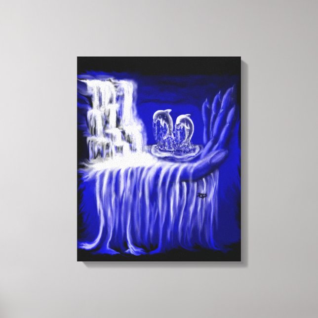 Toile Springenden Delfine (Recto)