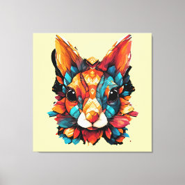 Toile Squirrel Popart