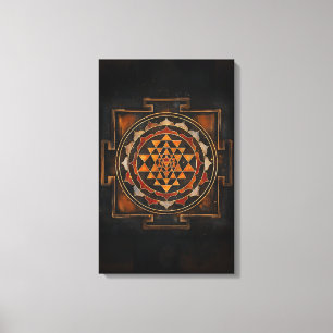 Toile Sri Chakra Canvas Wall Art