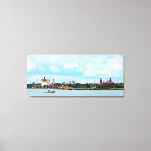 Toile St. Augustine, Floride Vue sur le fleuve