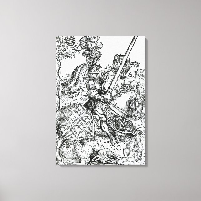Toile St. George à cheval, 1507 (Recto)