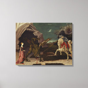 Toile St George et le dragon, c.1470