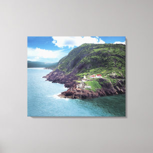 Toile St. John's, Terre-Neuve, Canada, fort historique