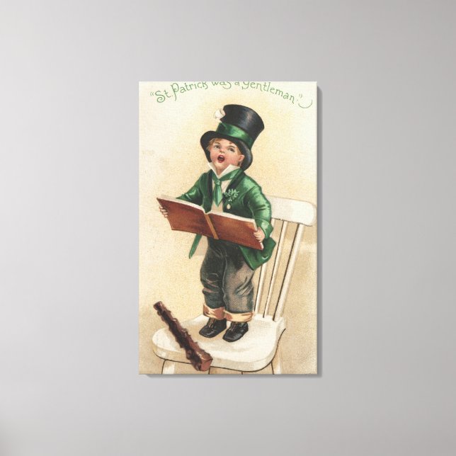 Toile St. Patrick était un Gentleman (Recto)