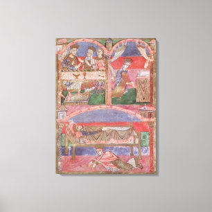 Toile St Radegund à la table de Clothar I