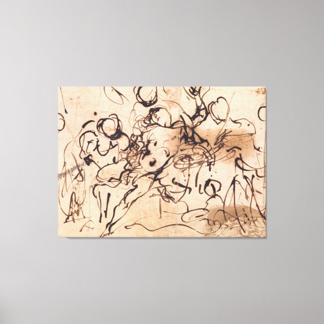 Toile St. Sebastian plejes af kvinderne eller Adonis’ dø (Recto)