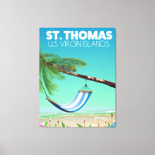 Toile St Thomas Îles Vierges américaines.