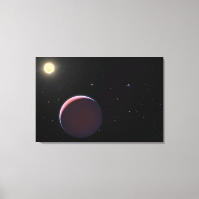 Toile Star Kepler 51 et Trois planètes géantes comme le  (Recto)