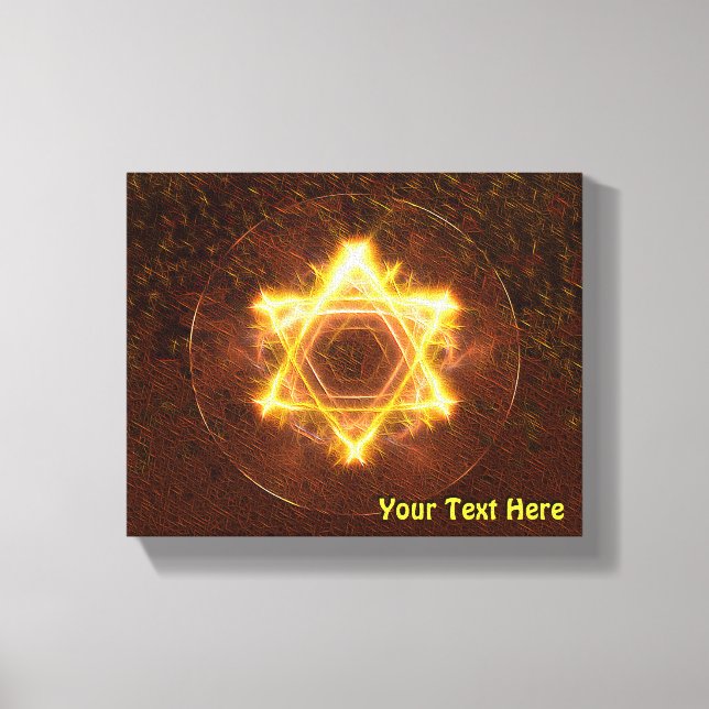 Toile Starfire Fractal Magen David (Recto)
