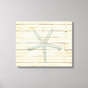 Toile Starfish bleu