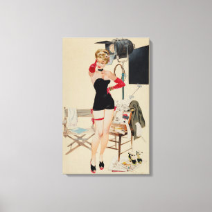Toile Starlette de Hollywood par Fritz Willis