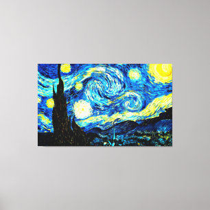 Toile Starry Night, célèbre peinture de Vincent van Gogh