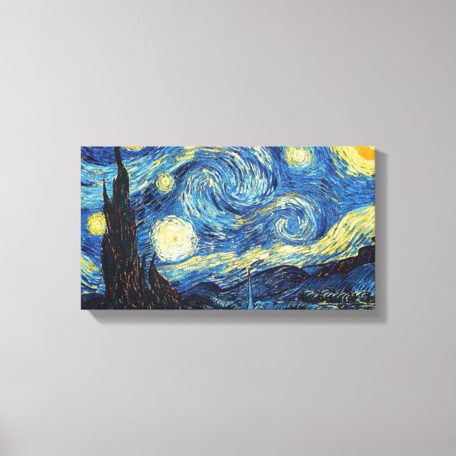Toile Starry Sky, Van Gogh Canvas (Recto)