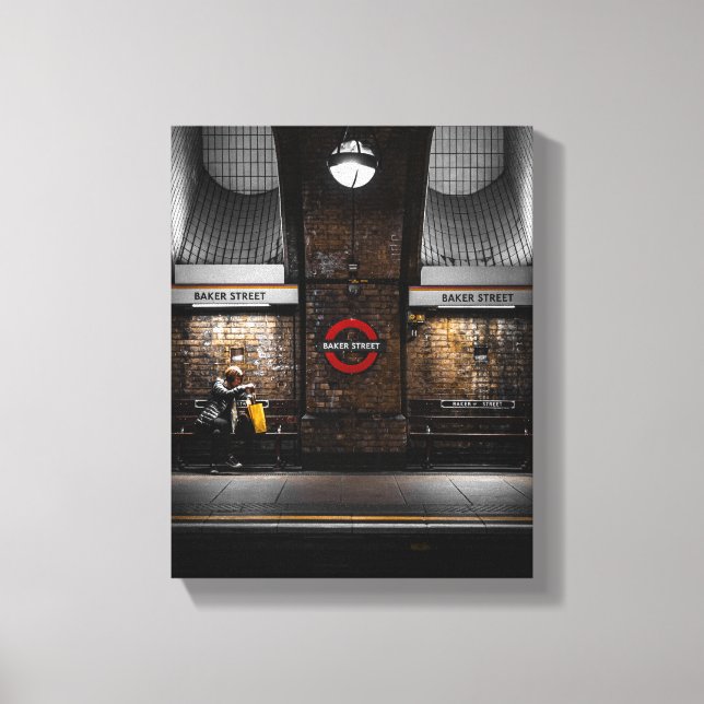Toile Station de métro Baker Street Canvas - Londres (Recto)