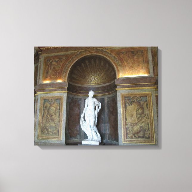 Toile Statue à Versailles (Recto)