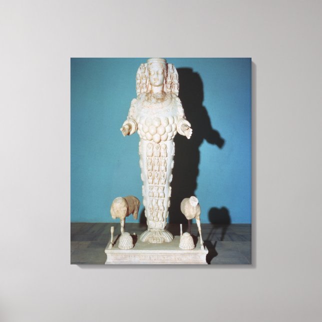 Toile Statue d'Artémis avec Chiens de Chasse, c.AD 135-7 (Recto)