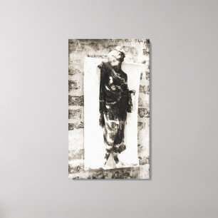 Toile Statue de Berlin   Noir + Blanc