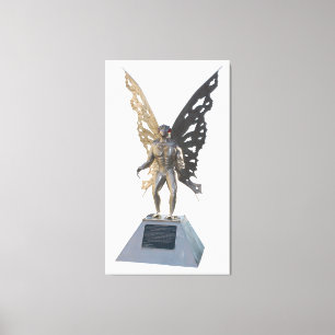 Toile Statue de Mothman de point la Virginie Occidentale