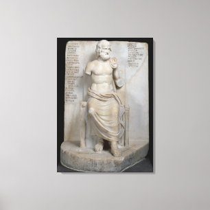 Toile Statue d'Euripide