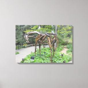 Toile Statue en bronze de cheval par Butterfield
