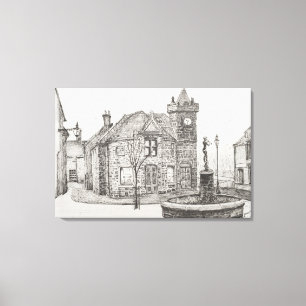 Toile Statue Kirriemuir Ecosse 2007 de Peter Pan