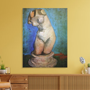Toile Statuette en plâtre de Torse Féminin par Vincent v