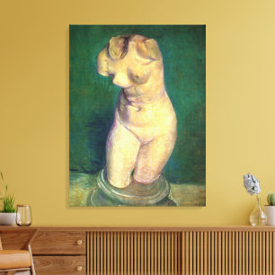 Toile Statuette en plâtre de torse féminin par Vincent v