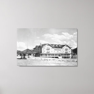 Toile Steamboat Springs, loge et cabines Photograp de Co